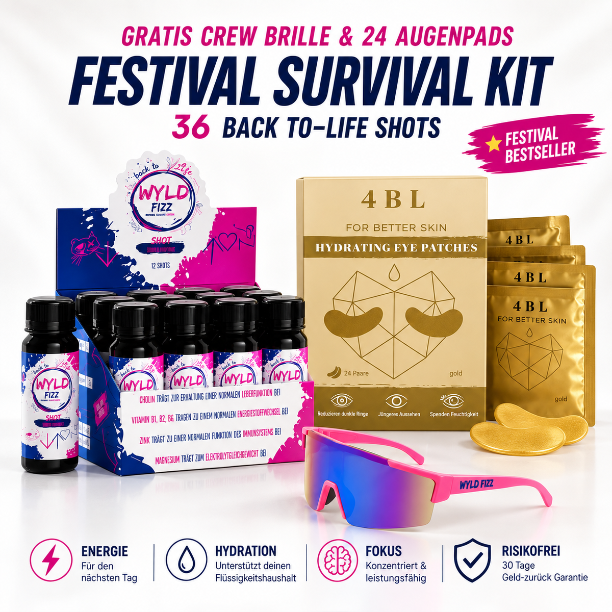 WYLD FIZZ Festival Survival Kit