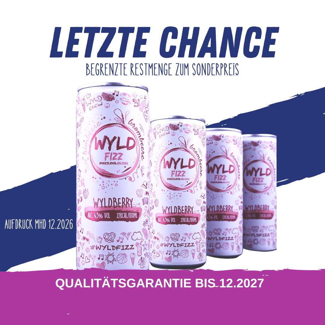 WYLD FIZZ - WYLDBERRY | 1 Tray = 24 Drinks