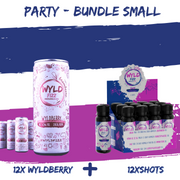 WYLD FIZZ Party Bundle | Small | 12x Wyldberry & 12er Package Shots